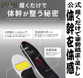 【公式】履くだけで姿勢矯正 ダイエット 筋トレ メンズ 健康促進 インソール シェイプアップ トレーニング 足トレ ウォーキング 運動 エボルビー EVOLVI LV-9001 中敷 スニーカー 革靴 疲れない 男性 プレゼント 24cm 24.5cm 25cm 25.5cm 26cm 26.5cm 27cm 27.5cm 28cm