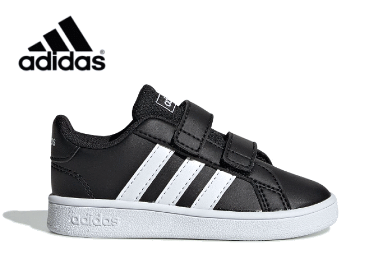 楽天市場 アディダス Adidas キッズ ベビー スニーカー Ef0118 Ef0117 グランドコート ローカット ファーストシューズ ベルクロ マジック アディダスネオ 子供靴 誕生履き 定番 かっこいい おしゃれ ホワイト ブラック 男の子 女の子 白 黒 13cm 14cm 15cm 16cm ミトモ