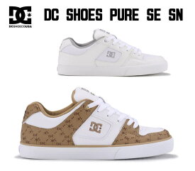 ディーシー dc メンズ ローカット スニーカー シューズ ピュア SE SN DM251304 DC SHOES PURE SE SN ダンス スケーター 限定 黒 白 ホワイト モノグラム WBG WWO 男性 通学 かっこいい キングサイズ 25cm 25.5cm 26cm 26.5cm 27cm 28cm 29cm【あす楽対応_北陸】