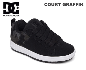 ディーシー dc ジュニア キッズ ローカット スニーカー シューズ コートグラフィック COURT GRAFFIK LITE EV DK204010 ダンス スケーター 子供靴 黒 ブラック かっこいい オシャレ BWP 男の子 通学 17cm 18cm 19cm 20cm 21cm