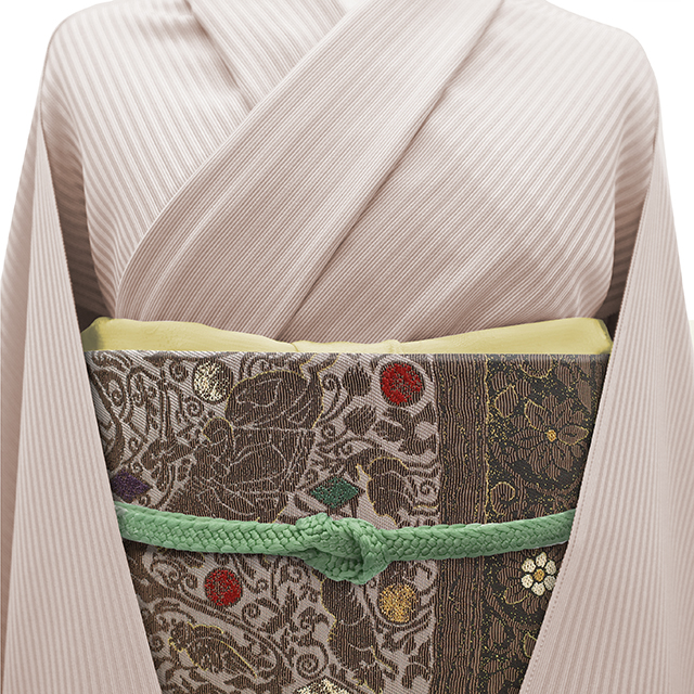 楽天市場】【新古品】 袋帯 京都 西陣 正絹 絹 シルクロード こげ茶 横 