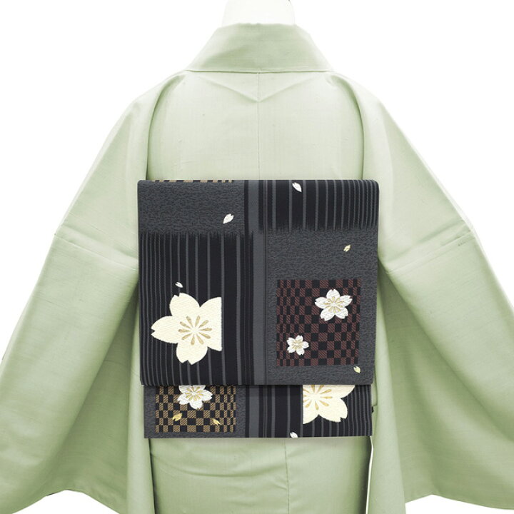 楽天市場】【新古品】 袋帯 未使用 正絹 京都 西陣 モール織 金糸 濃 