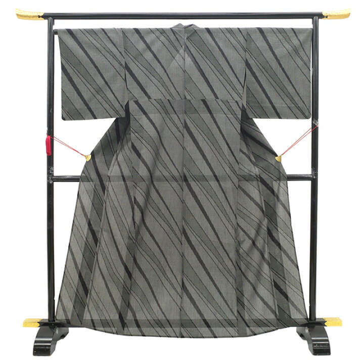 楽天市場】【新古品】 夏物 夏結城 単衣 着物 未使用 正絹 越後夏結城 