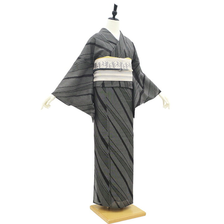 楽天市場】【新古品】 夏物 夏結城 単衣 着物 未使用 正絹 越後夏結城 