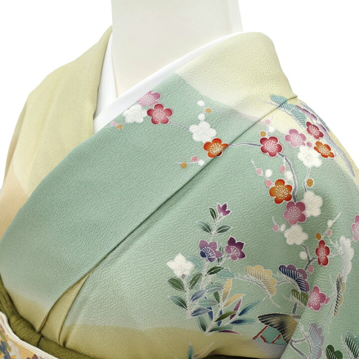 楽天市場】【新古品】 訪問着 着物 正絹 袷 手描き友禅 手染め 