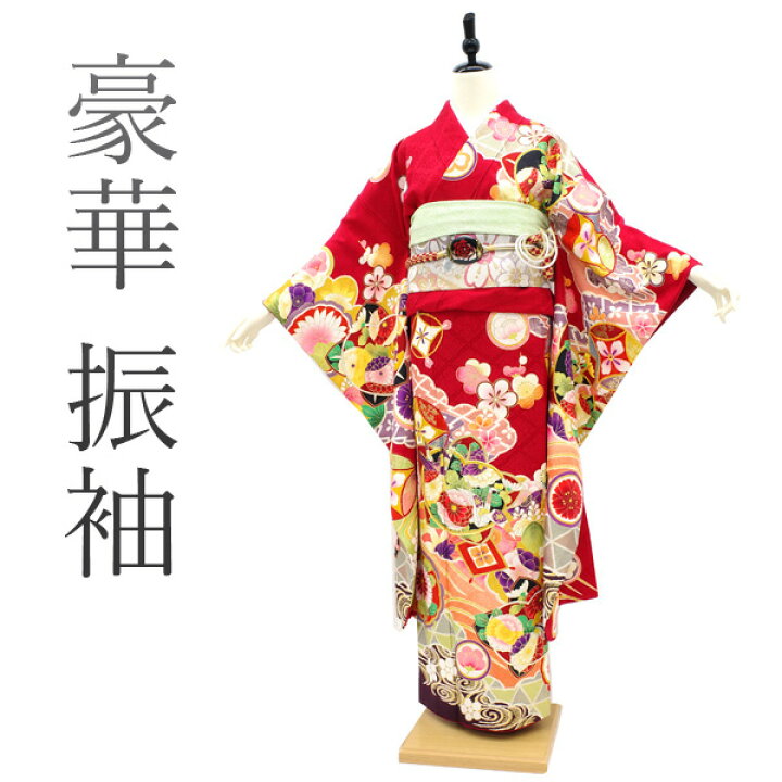楽天市場】【中古】 振袖 リサイクル着物 正絹 袷 金駒刺繍 金彩加工  