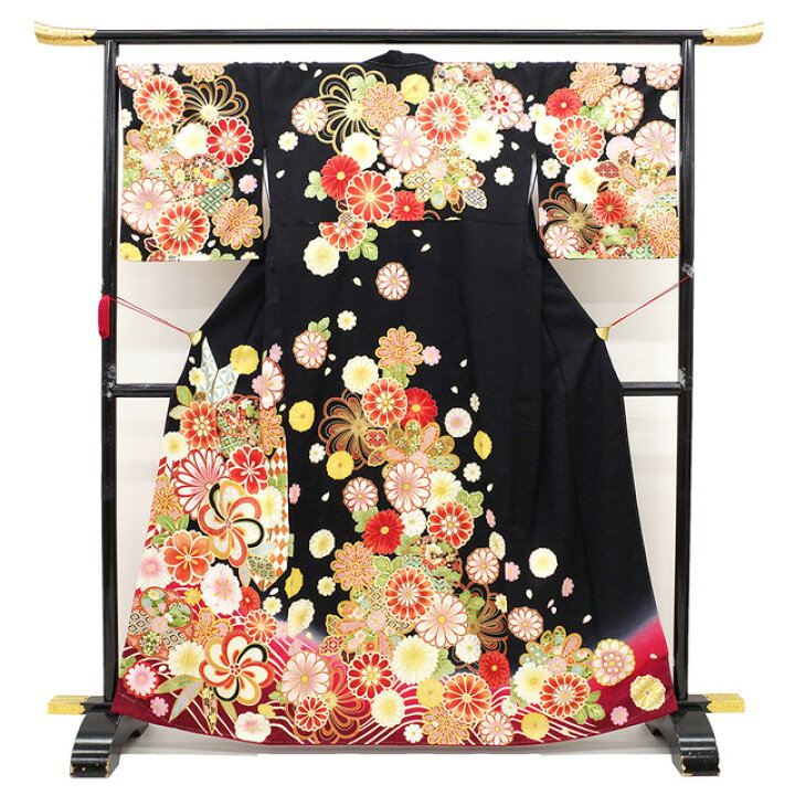 楽天市場】【新品】 訪問着 着物 正絹 袷 フォーマル 金駒刺繍 金彩 