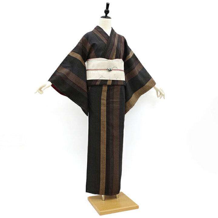 楽天市場】【新古品】 本場結城紬 着物 正絹 袷 80亀甲 八十亀甲間道絣 