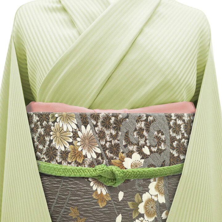 楽天市場】【新古品】 袋帯 未使用 正絹 京都 西陣 銀糸 濃グレー 桜  