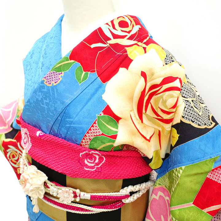 楽天市場】【新品】 振袖 着物 袷 AMIAYA アミアヤ 紅一点 ブランド 金 
