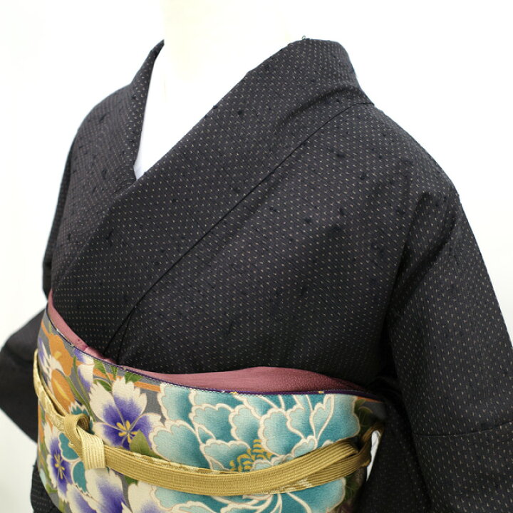 楽天市場】【中古】 ひげ紬 訪問着 リサイクル 着物 正絹 袷 結びはた  