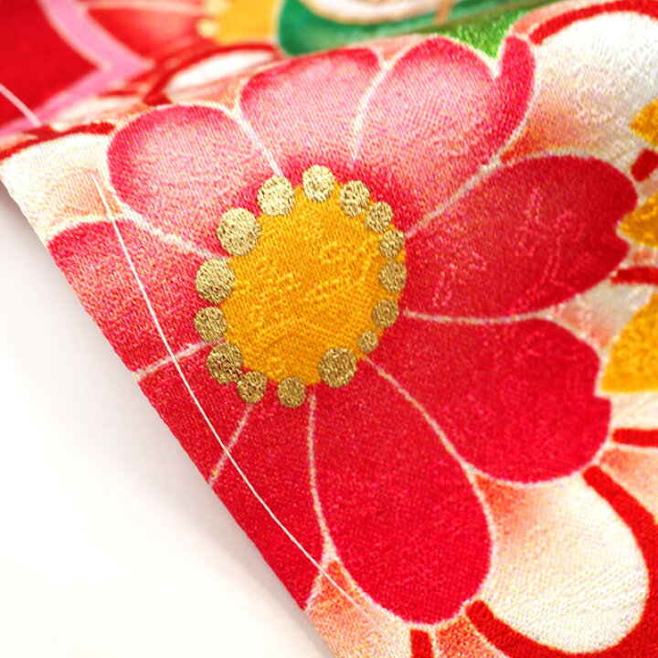 刺繍金彩桜花椿梅花伝統和模様振袖成人式着物 041a p（楽天市場  