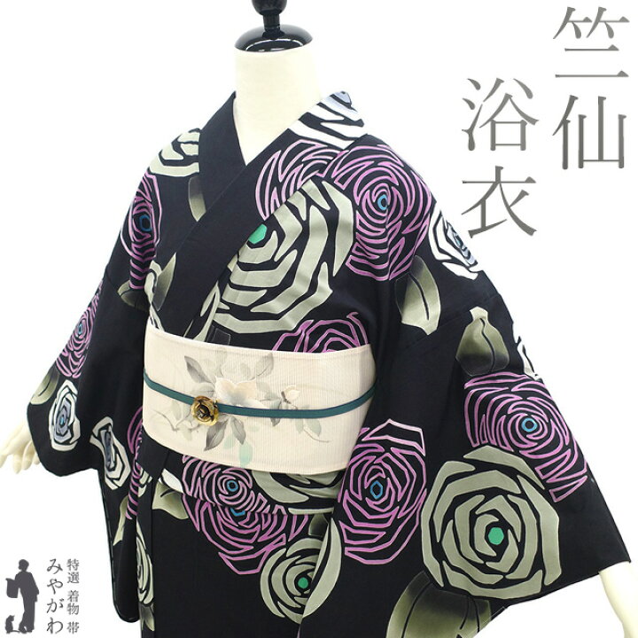 楽天市場】【新品】 夏物 浴衣 未使用 竺仙 鑑製 注染 ゆかた 木綿 綿 