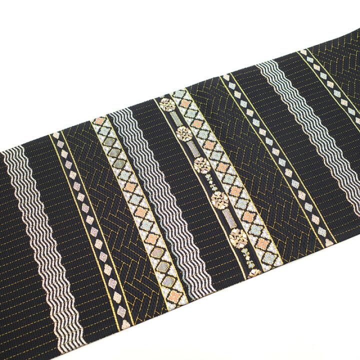 楽天市場】【新古品】 袋帯 未使用 フォーマル 正絹 螺鈿箔 金糸 銀糸  