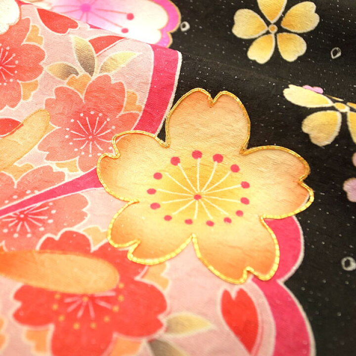楽天市場】【中古】振袖 豪華 銀通し 金駒刺繍 ぼかし染 濃黒グレー 