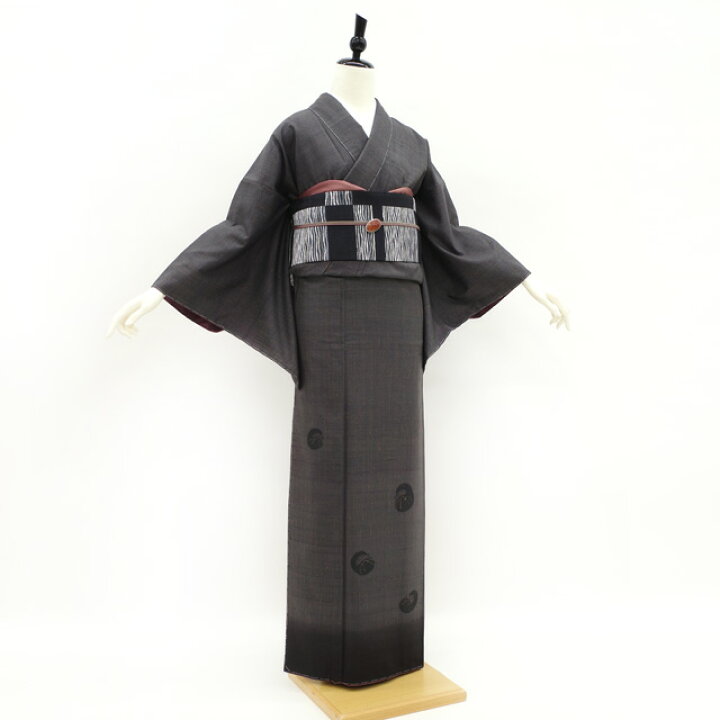 楽天市場】【中古】 結城紬 訪問着 リサイクル 着物 正絹 袷 真綿紬 