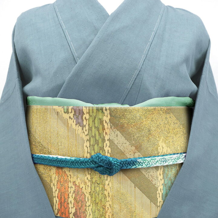 楽天市場】【新古品】 本場牛首紬 袋帯 未使用 正絹 全通 石川県指定 