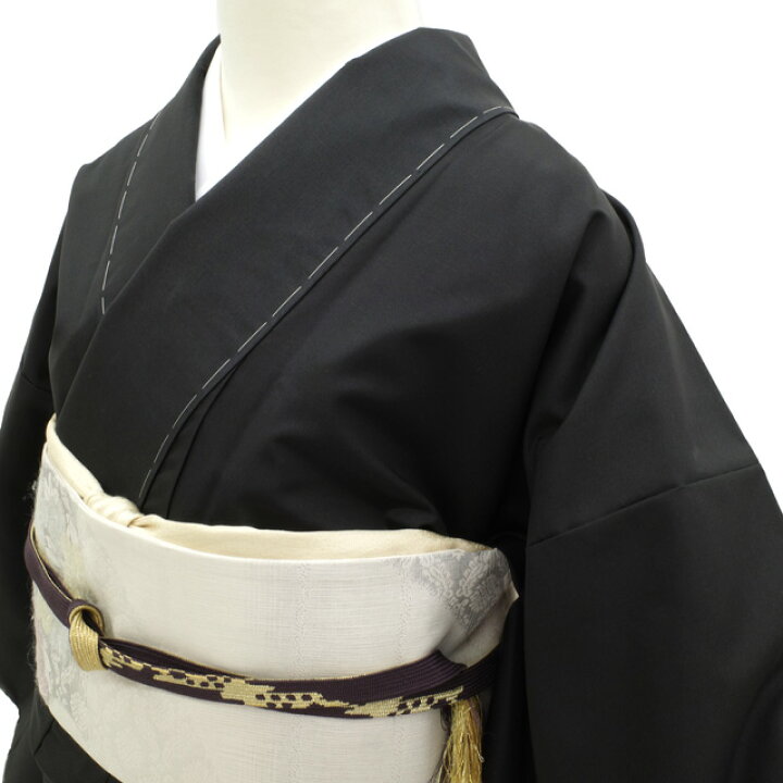 楽天市場】【新古品】 本場大島紬 訪問着 着物 正絹 袷 染大島 黒地 
