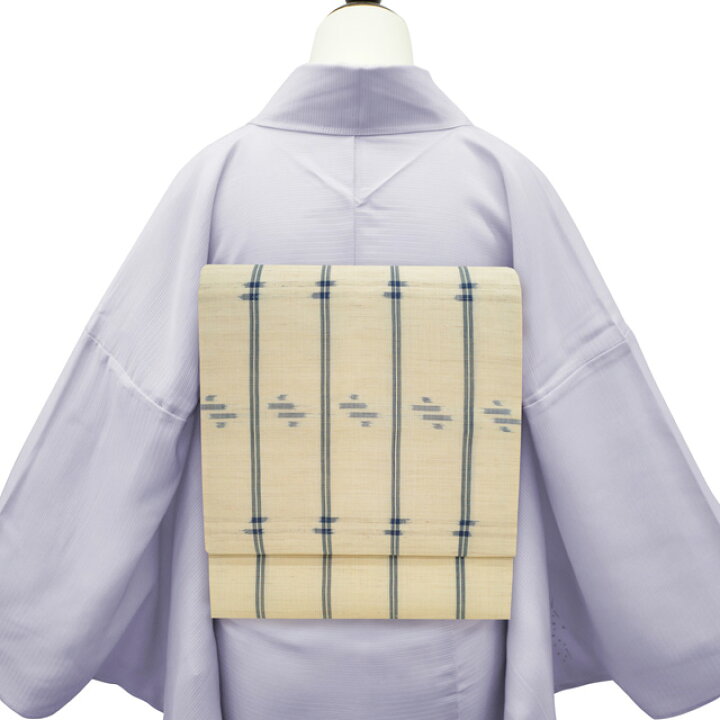 楽天市場】【中古】 夏物 八重山上布 名古屋帯 リサイクル 九寸 苧麻  