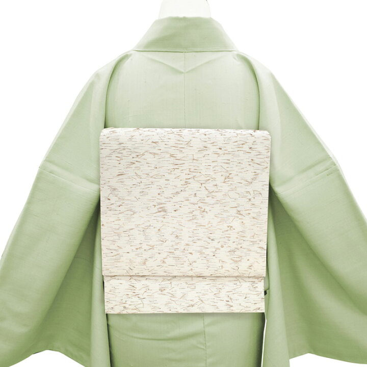 楽天市場】【新古品】 名古屋帯 未使用 正絹 九寸 全通 網織紬 ひげ紬  