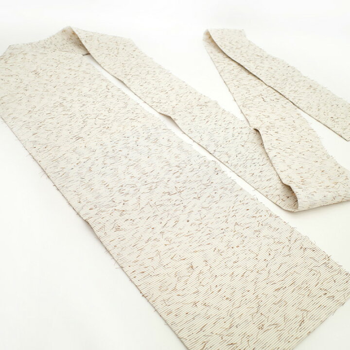 楽天市場】【新古品】 名古屋帯 未使用 正絹 九寸 全通 網織紬 ひげ紬  