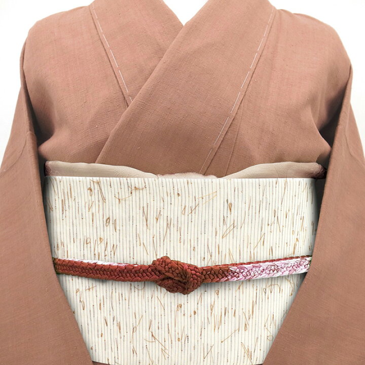 楽天市場】【新古品】 名古屋帯 未使用 正絹 九寸 全通 網織紬 ひげ紬  