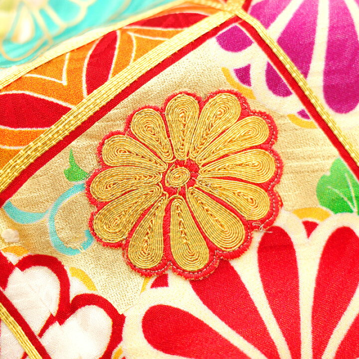 楽天市場】【新品】 振袖 着物 金駒刺繍 金彩加工 白地 ピンク系 貝桶 