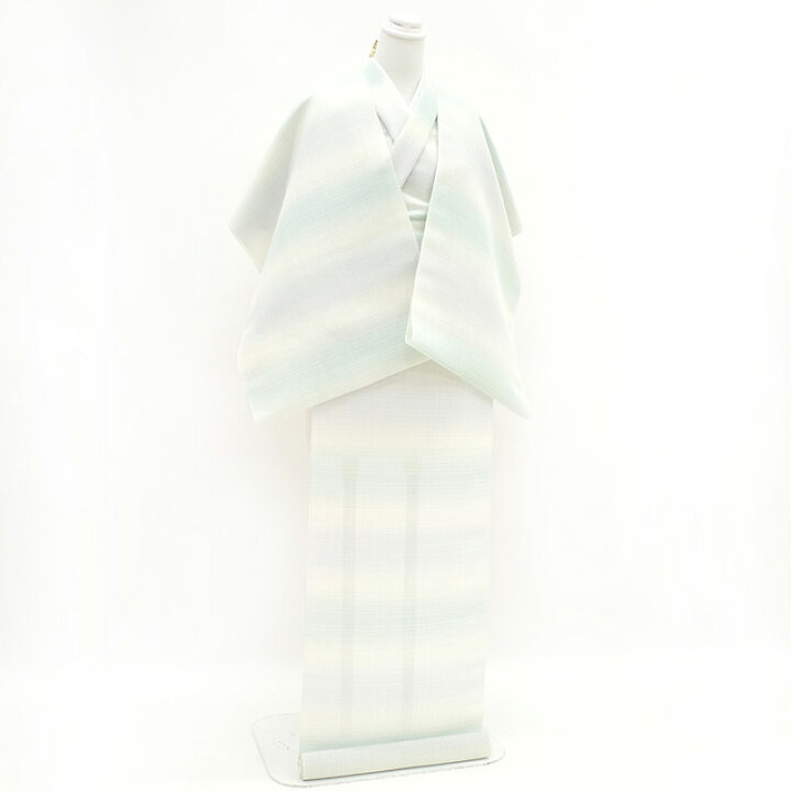 楽天市場】【新品】 夏物 紗紬 着物 正絹 薄物 着尺 反物 十日町 七 