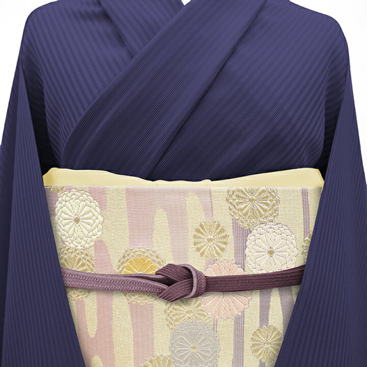 袋帯 京都 西陣 黒 紫 緑 金糸 道長文 踏み外し 花唐草 フォーマル  