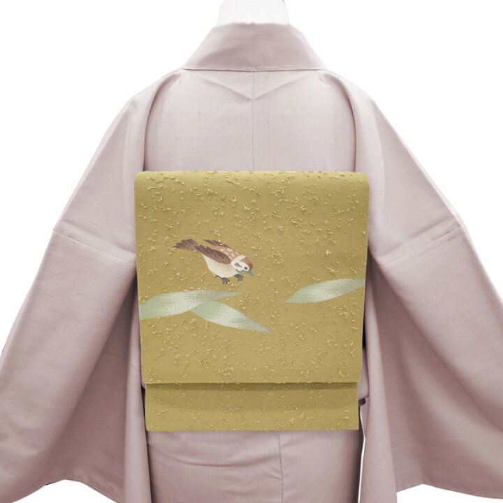 楽天市場】【新古品】 名古屋帯 未使用 八寸 開き仕立て 正絹 紬 ひげ  