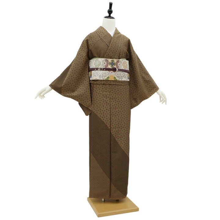 楽天市場】【新古品】 御召 訪問着 未使用 着物 正絹 袷 お召 先染め 