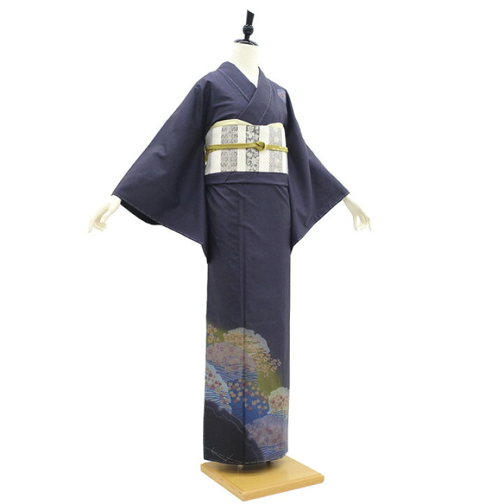 楽天市場】【新古品】 本場大島紬 訪問着 着物 未使用 正絹 大島紬 染 