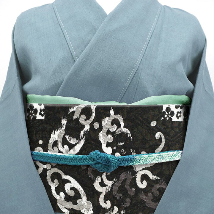 楽天市場】【新古品】 名古屋帯 九寸 未使用 正絹 京都 西陣 ラメ糸 黒 