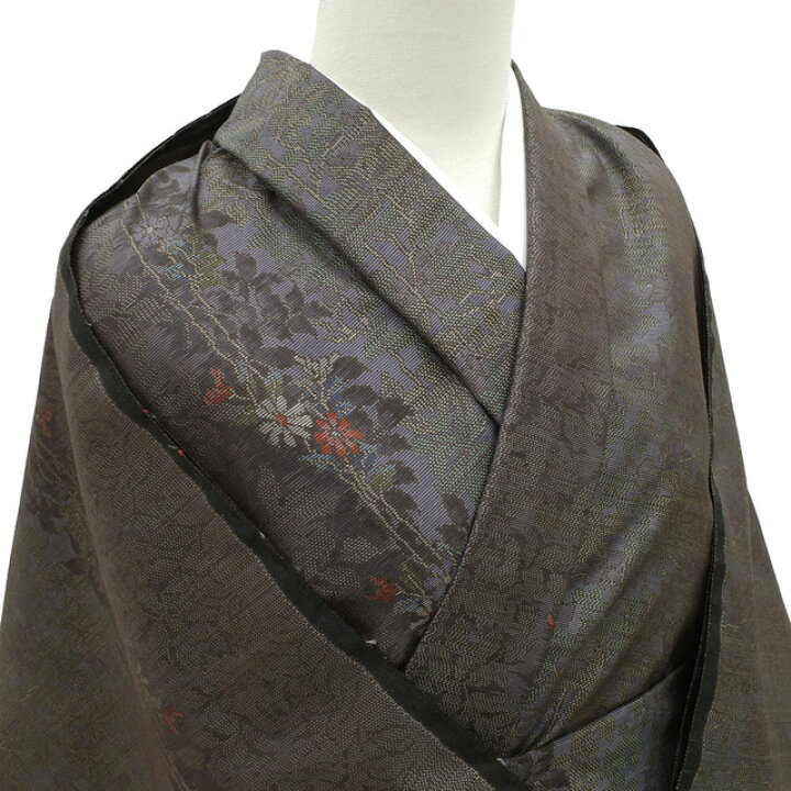 正絹 縮緬 庭園御所車 着尺 反物（334） （楽天市場】【新古品  