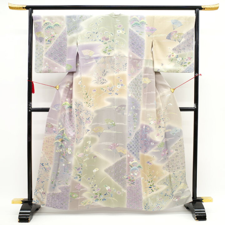 楽天市場】【中古】 訪問着 リサイクル 着物 正絹 袷 四代目 上野眞 京  