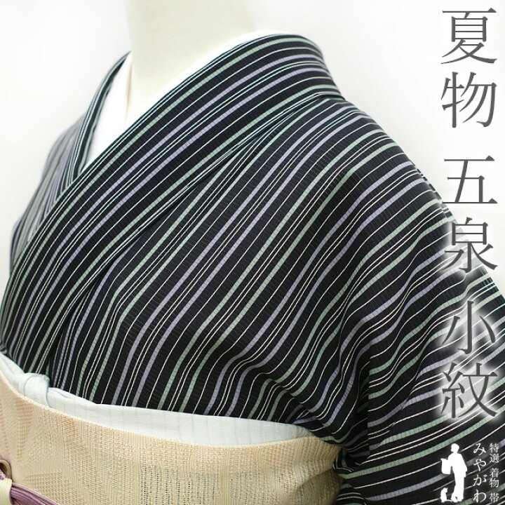 新品】 夏物 江戸小紋 反物 着物 薄物 単衣 正絹 絹 五泉 絽 日本の絹  