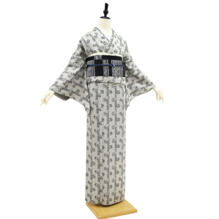 楽天市場】【中古】 小紋 着物 正絹 袷 作家物 樋熊哲也 コレクション 
