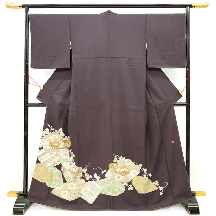 楽天市場】【新古品】 色留袖 着物 正絹 袷 プレタ 作家物 金駒刺繍 
