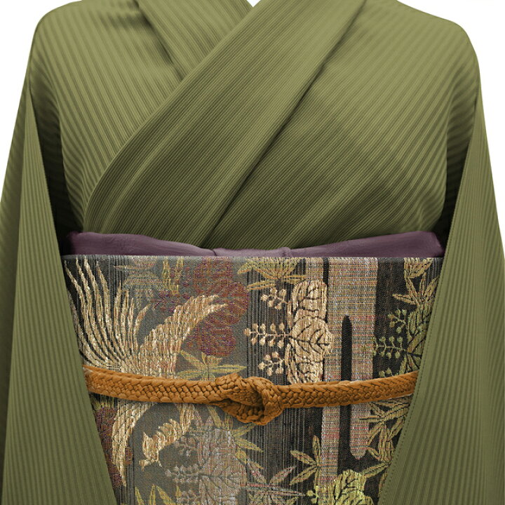 楽天市場】【新古品】 袋帯 京都 西陣 紬 正絹 未使用 黒 グレー 横段  