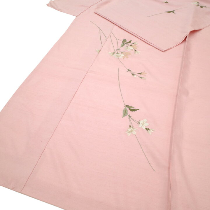 楽天市場】【新古品】 紬 付下げ 訪問着 未仕立て 正絹 五月みどり  