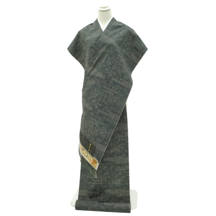 楽天市場】【新古品】すごい値！ 本場真綿結城紬織 紬 反物 着物 正絹 