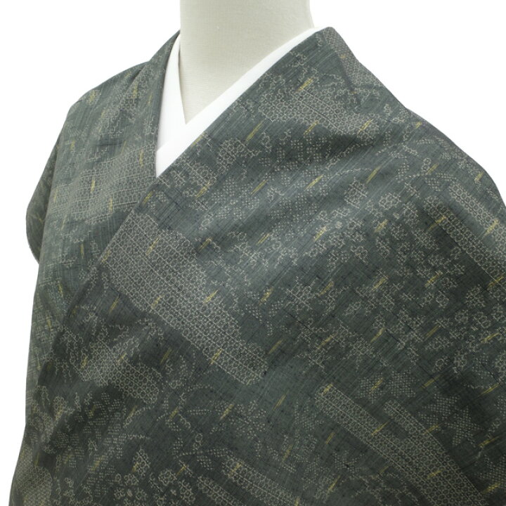 楽天市場】【新古品】すごい値！ 本場真綿結城紬織 紬 反物 着物 正絹 