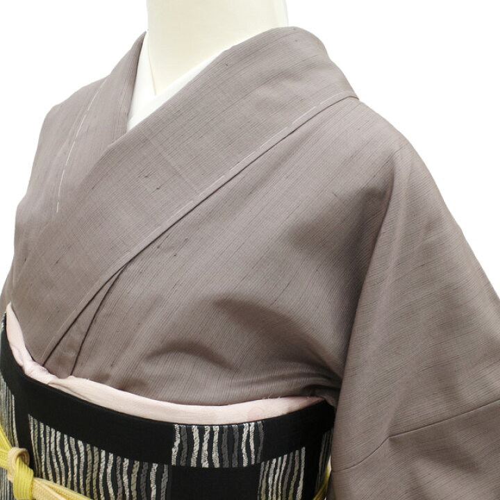 楽天市場】【新古品】 紬 訪問着 着物 正絹 袷 洒落訪問着 先染め 織り 