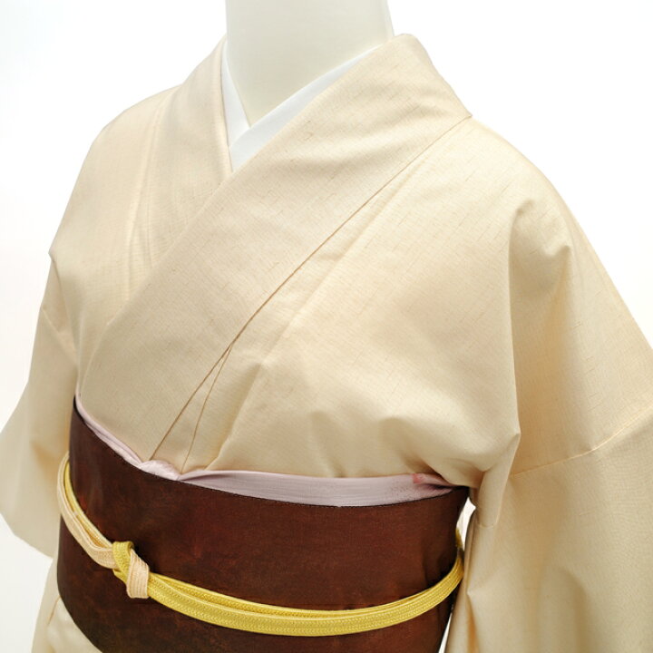 楽天市場】【中古】 縦節紬 訪問着 着物 リサイクル 正絹 袷 たたき染  