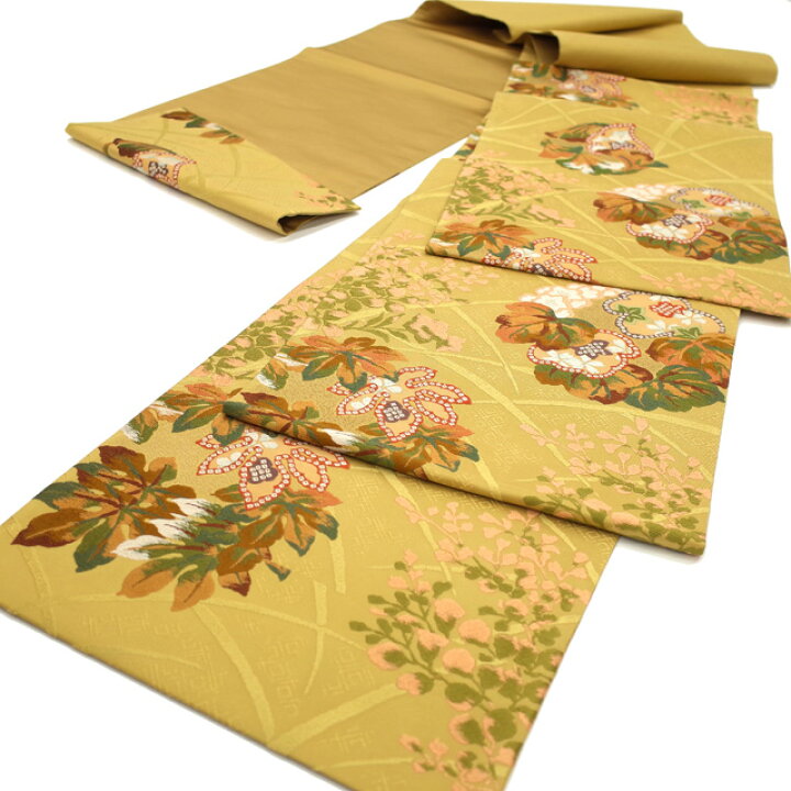 楽天市場】【新古品】 すごい値！ 袋帯 未使用 正絹 金糸 綺麗伝説  