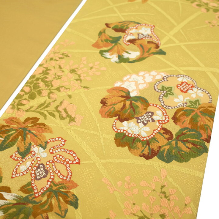 楽天市場】【新古品】 すごい値！ 袋帯 未使用 正絹 金糸 綺麗伝説  