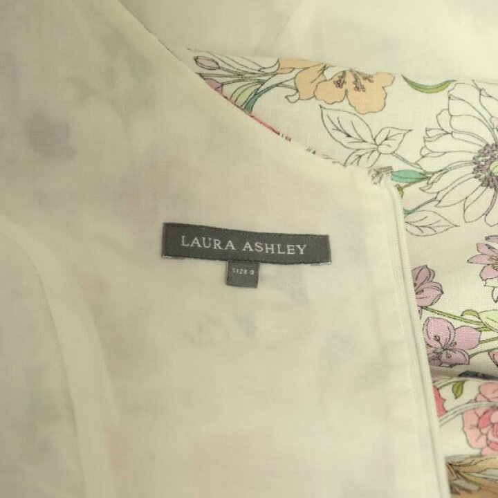 楽天市場】美品【中古】ローラアシュレイ LAURA ASHLEY フレア 