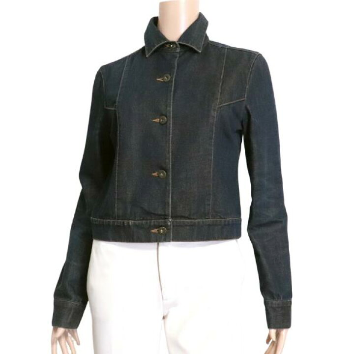 楽天市場】美品【中古】ダナキャラン DKNY デニムジャケット 