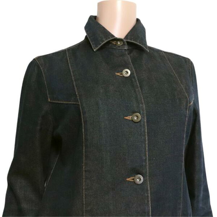 楽天市場】美品【中古】ダナキャラン DKNY デニムジャケット 