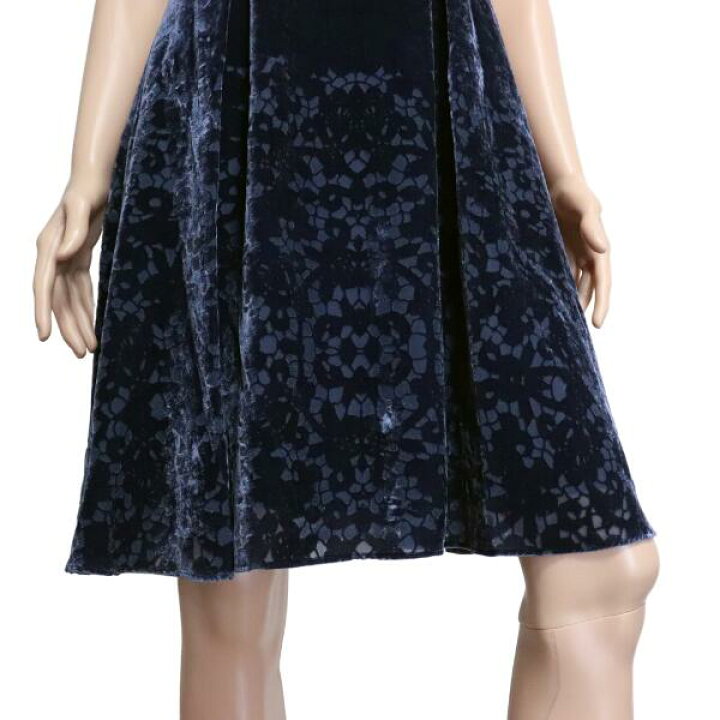楽天市場】美品【中古】アナイ ANAYI プリーツワンピース ベロア  